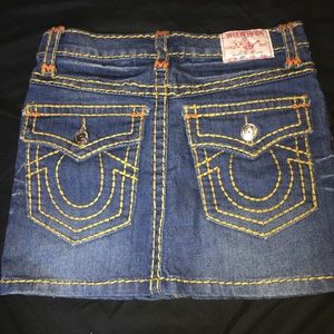 True Religion Denim Mini Skirt